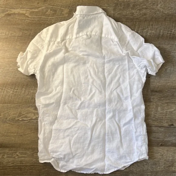 Men’s Penguin Short Sleeve Linen Shirt Size Small - Picture 3 of 4